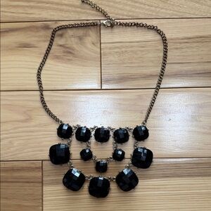Elegant Black Statement Necklace